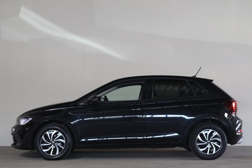 Volkswagen Polo 1.0 TSI Life NL-Auto! Adap. cruise I Apple C, Auto's, Stof, Gebruikt, Euro 6, 580 kg
