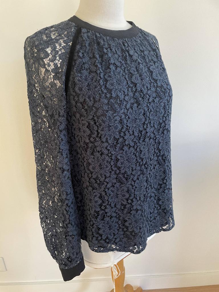 Day Birger Mikkelsen: Chic blauw bloesje. Maat 36, Blauw, Birger Mikkelsen, Ophalen of Verzenden, Zo goed als nieuw