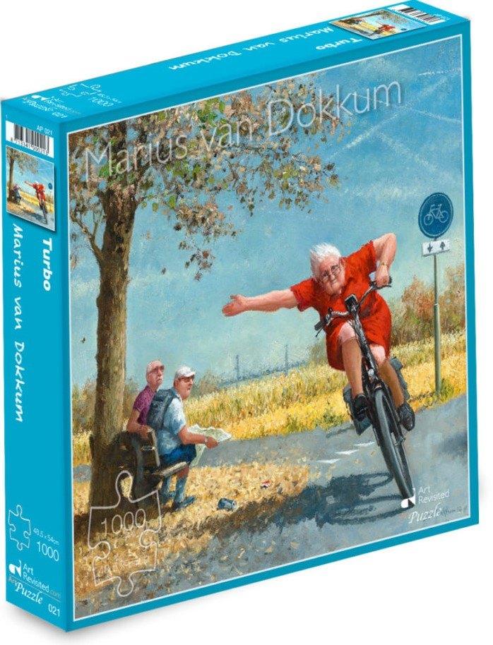 Puzzel Marius van Dokkum, Turbo, Ophalen of Verzenden, 500 t/m 1500 stukjes, Zo goed als nieuw, Legpuzzel