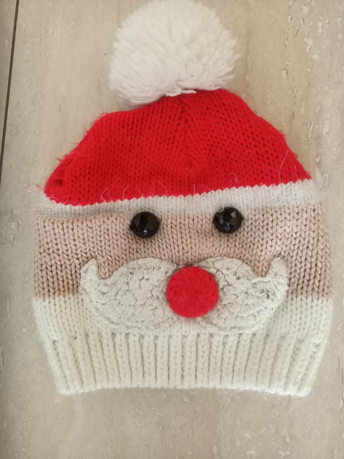 leuke gebreide kerstmuts., Ophalen of Verzenden, Gebruikt