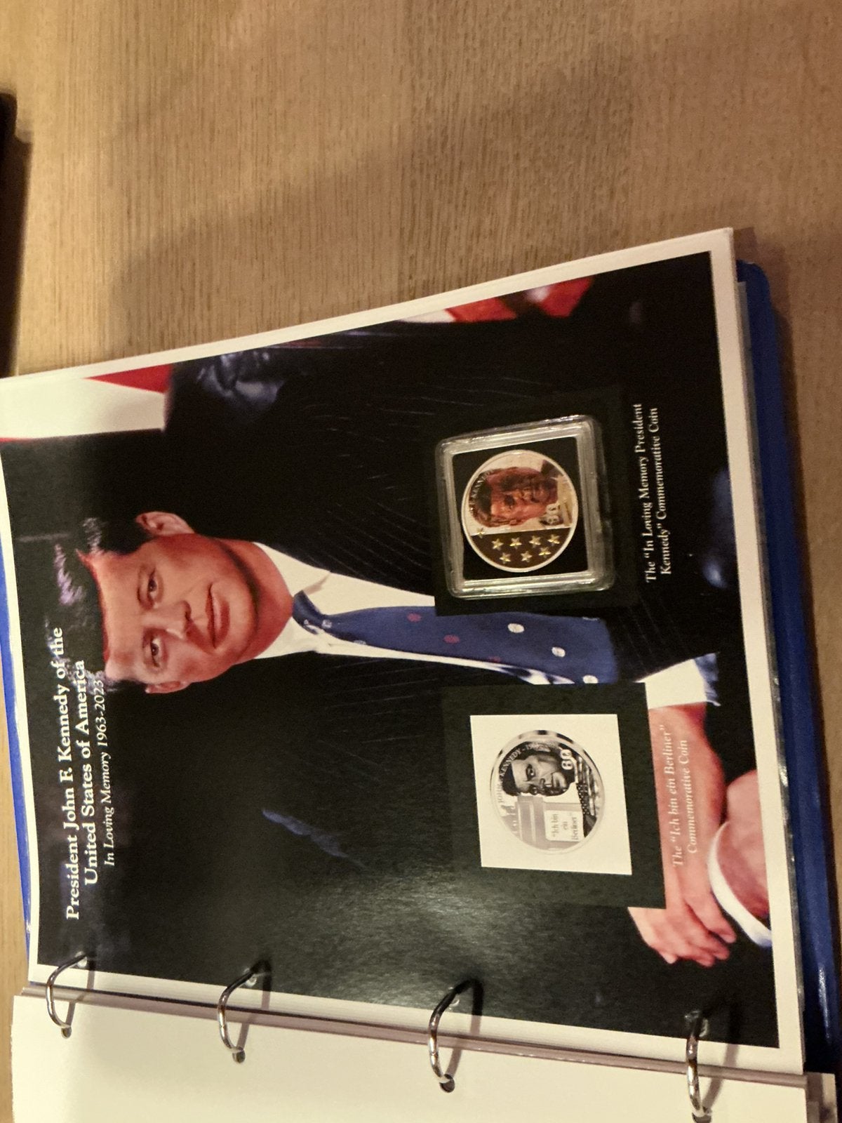Munt en postzegelvel John. F. Kennedy, Alle leeftijden, Ophalen of Verzenden, Zo goed als nieuw