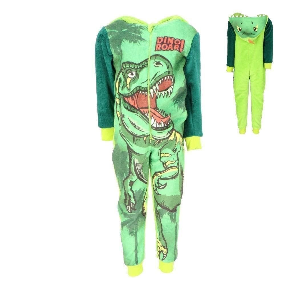 Dinosaurus fleece Onesie - Maat 98/104 - 110/116 - 122/128, Ophalen of Verzenden, Nieuw, Jongen, Overige typen