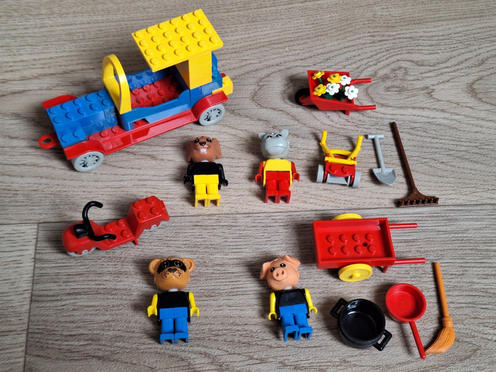 4 setjes van Lego Fabuland 3784, 3787, 324 en 328/121, Gebruikt, Compleet, Overige thema's, Lego