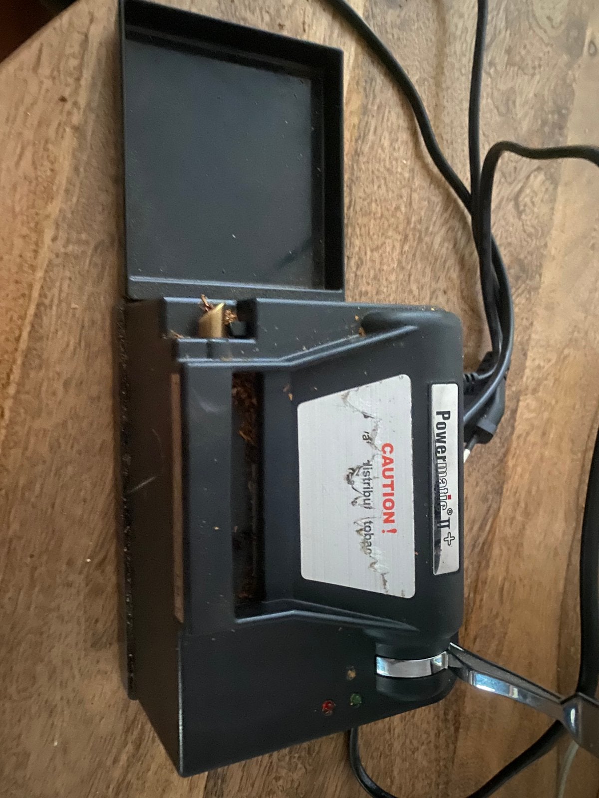 Powermatic II+ elektrische sigarettenmaker, Verzamelen, Rookartikelen, Aanstekers en Luciferdoosjes, Ophalen, Gebruikt, Overige typen