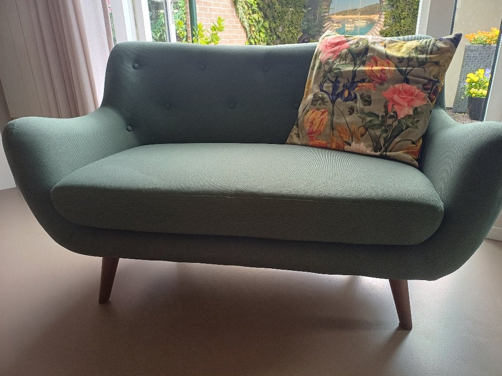 Tweezitsbankje, Ophalen, Minder dan 75 cm, Tweepersoons, Zo goed als nieuw