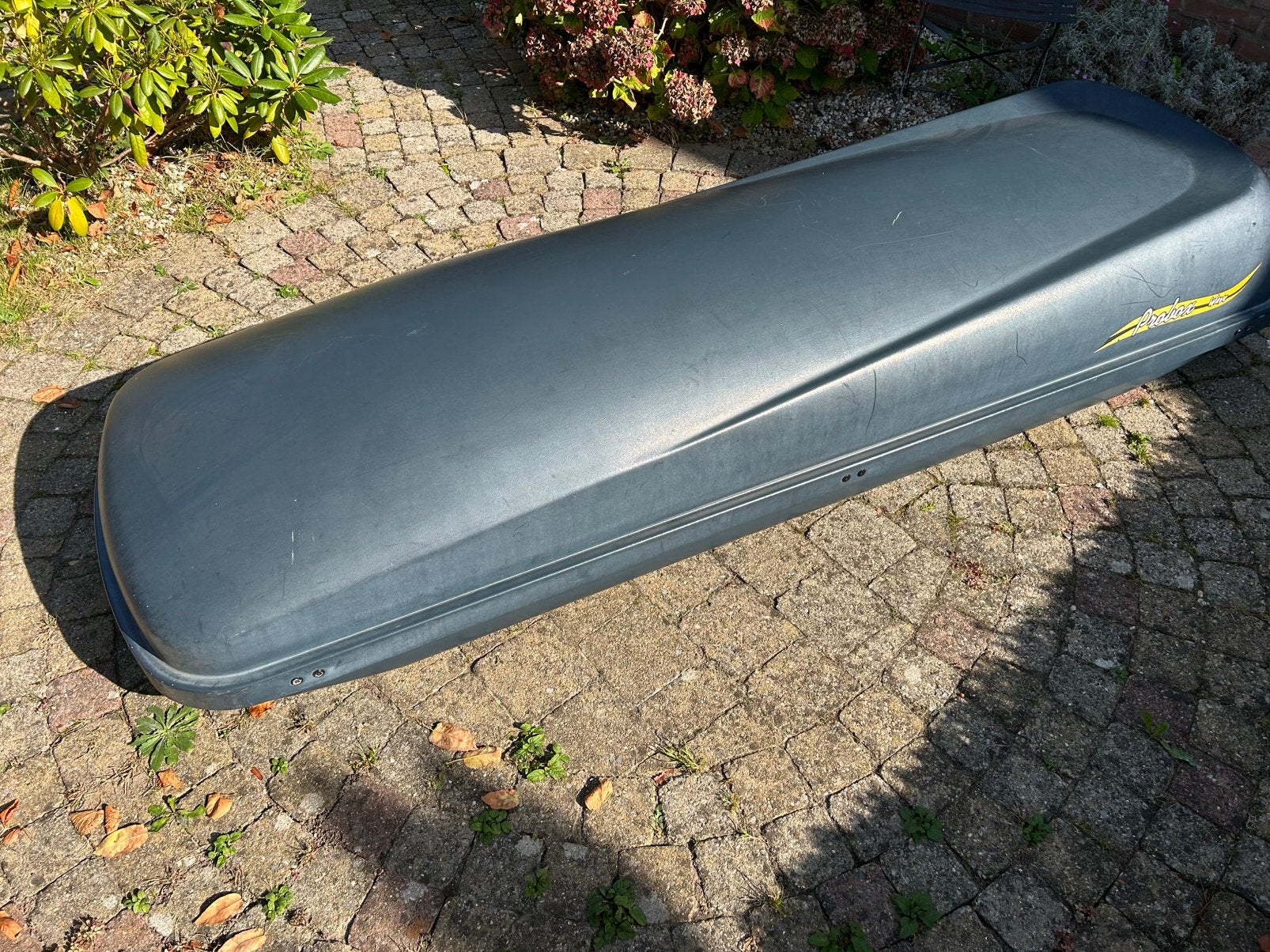 Dakkoffer grijs, merk Hapro Pro box, Auto diversen, Ophalen, Gebruikt