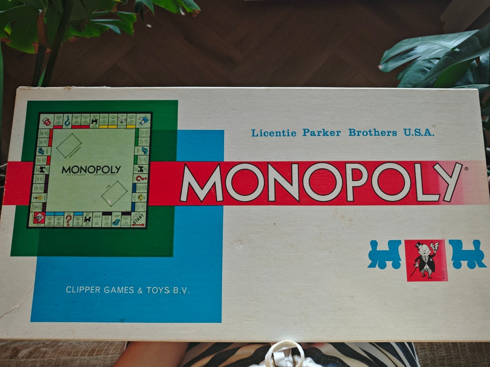 Vintage Monopoly Bordspel - Clipper Games & Toys B.V., Vijf spelers of meer, Ophalen, Gebruikt, Clipper Games & Toys B.V.