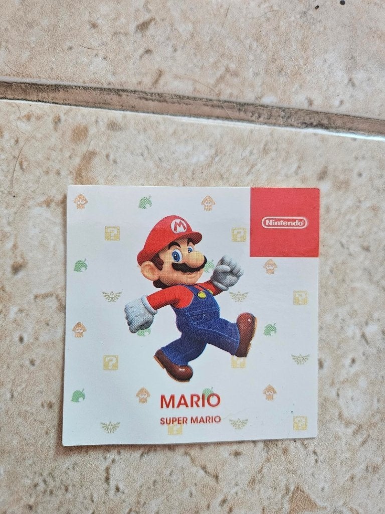 sticker van Nintendo Japan Mario, Ophalen of Verzenden, Nieuw