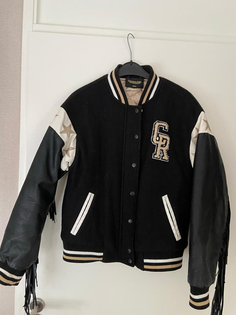 Zwart baseball jacket mt M/38 colourful rebel, Ophalen of Verzenden, Zo goed als nieuw, Maat 38/40 (M), Zwart
