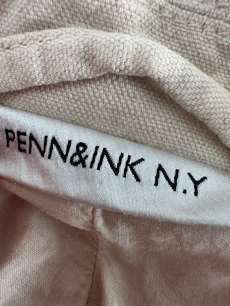 Penn & Ink blazer S, Maat 38/40 (M), Beige, Ophalen of Verzenden, Zo goed als nieuw