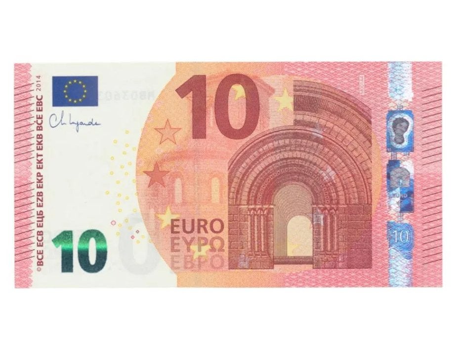 Italië 10 euro 2014 Misdruk, Postzegels en Munten, Bankbiljetten | Europa | Eurobiljetten, Ophalen of Verzenden, Italië, 10 euro