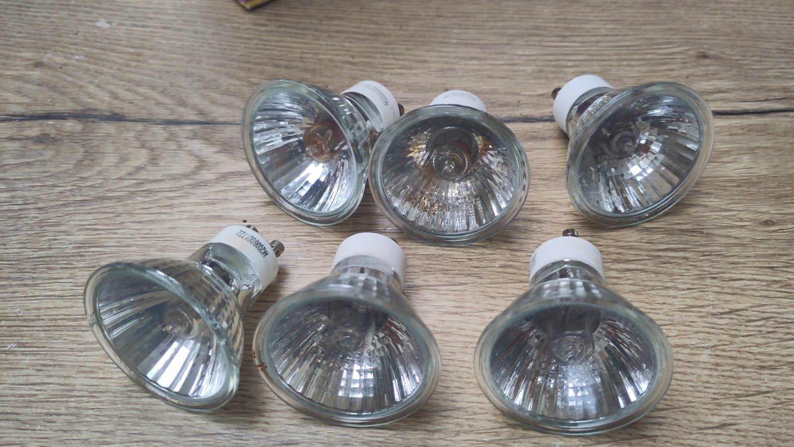 8x  halogeen spotjes 50W - GU10 fitting, Ophalen, Gebruikt, GU10