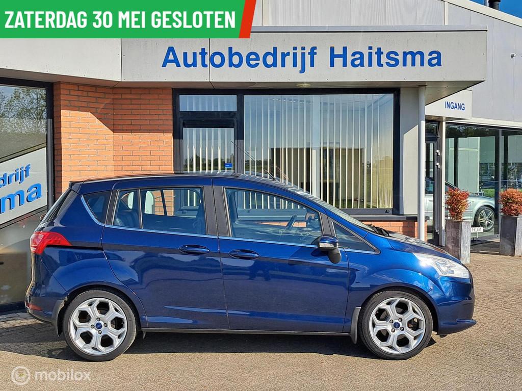 Ford B-Max 1.6 TI-VCT Titanium Automaat | Tr.hk | LMV, Gebruikt, Zwart, 4 cilinders, Leder en Stof