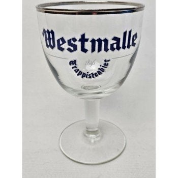 # Westmalle Trappistenbier bierglas. bier glas no 3, Ophalen of Verzenden, Gebruikt, Bierglas