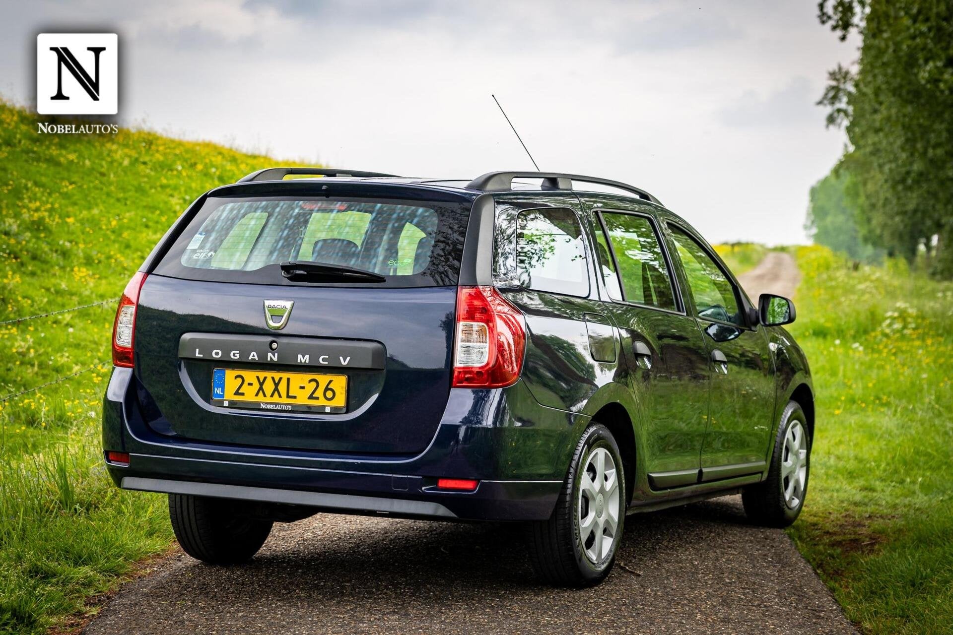 Dacia Logan MCV 0.9 TCe Ambiance |Nap |Airco |Goed onderhoud, Auto's, Dacia, Voorwielaandrijving, Met garantie (alle), Blauw, Origineel Nederlands