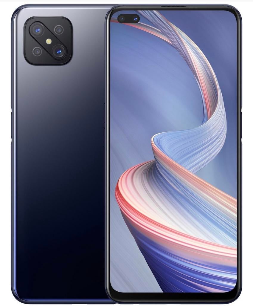 OPPO Reno 4 Z 5G Zwart, Telecommunicatie, Mobiele telefoons | Overige merken, Zo goed als nieuw, Overige modellen, 6 megapixel of meer
