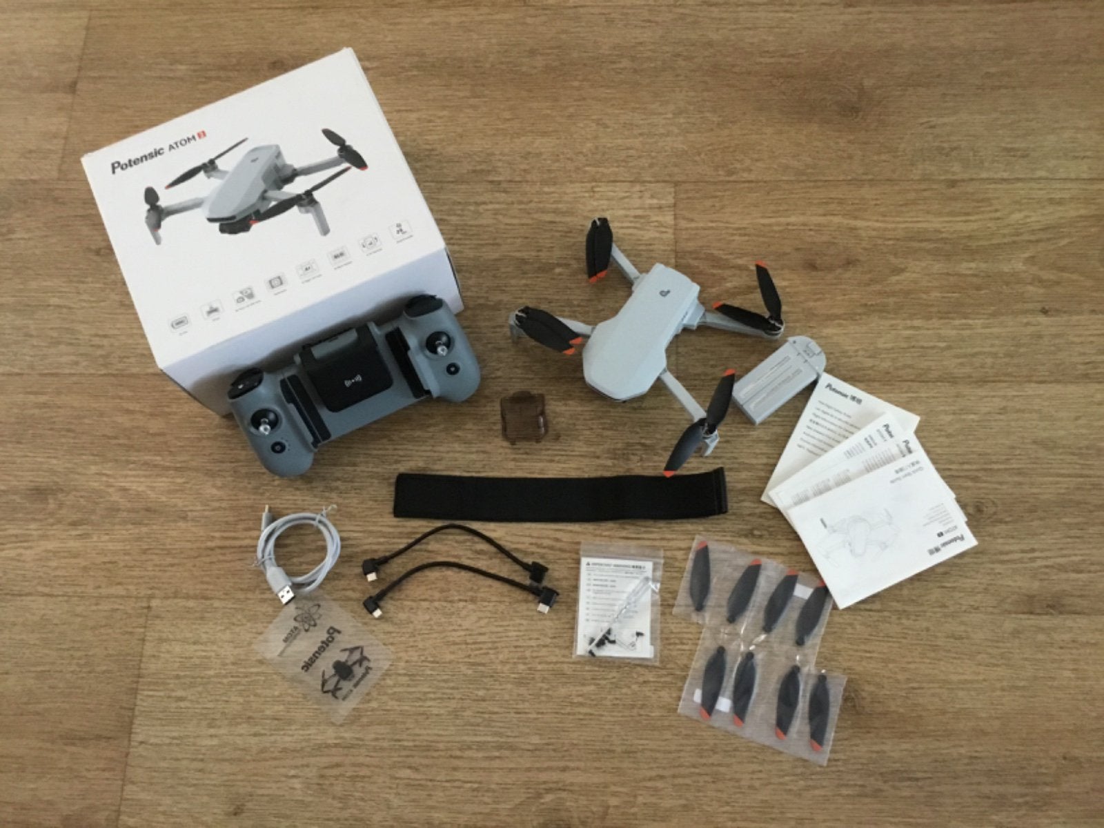 Potensic Atom 2 drone met 4K camere en GPS, 5 tot 10 kilometer, Cameradrone, Potensic, 15 tot 30 minuten