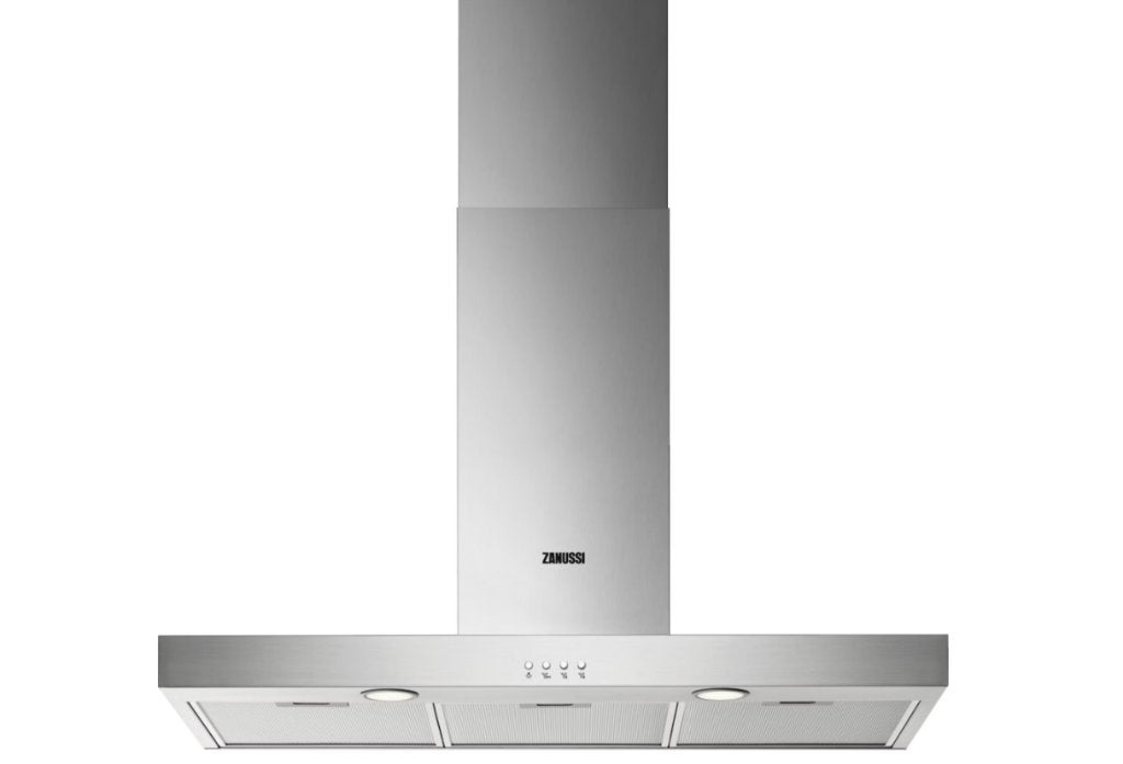 Zanussi afzuigkap, Ophalen, Wandschouwkap, Nieuw, 600 tot 800 m³ per uur