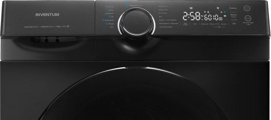 Inventum wasmachine VWM8030B - 8kg - Zwart, Witgoed en Apparatuur, 1200 tot 1600 toeren, Inventum Huishoudelijke Apparaten B.V.