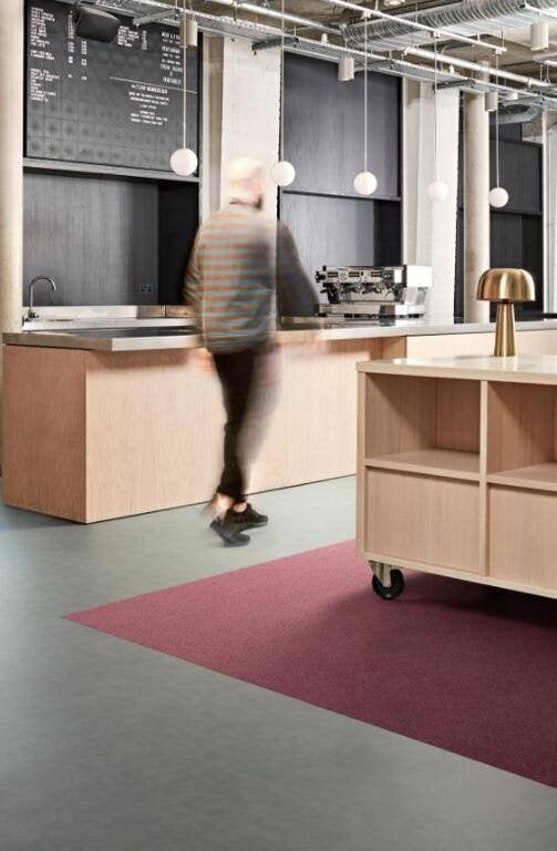 Heuga 727 Chestnut 4122294 Interface tapijttegels, Bruin, 75 m² of meer, Nieuw, Ophalen of Verzenden