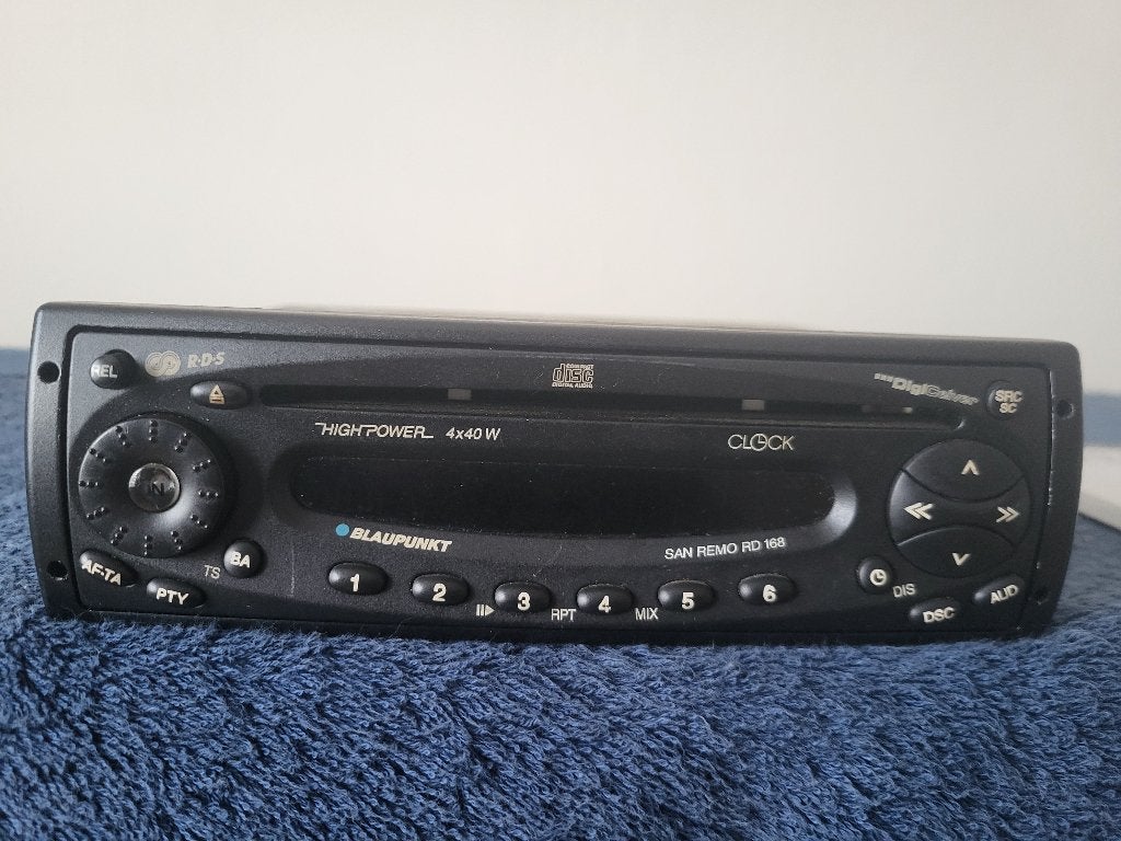 Blaupunkt RD 168 san remo/florida autoradio/cd speler+boekje, Verzenden