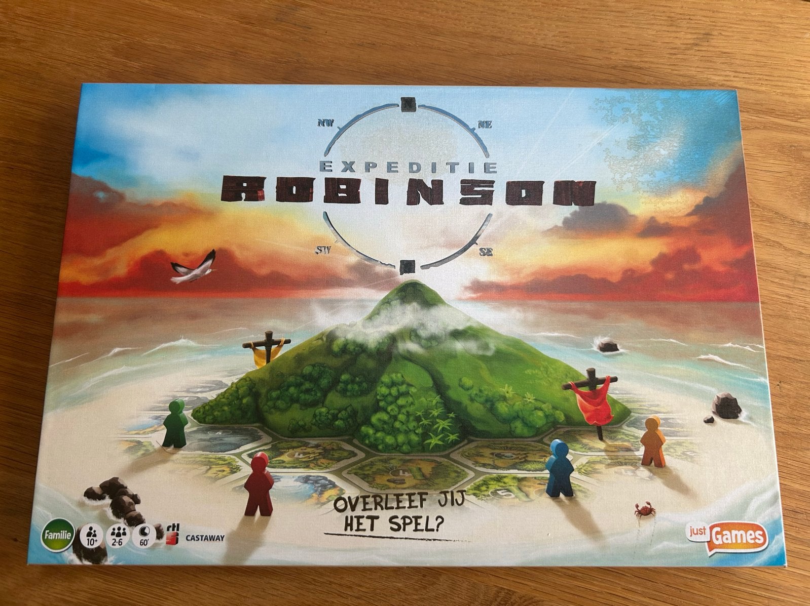 Expeditie Robinson Bordspel - Overleef jij het spel?, Hobby en Vrije tijd, Gezelschapsspellen | Bordspellen, Ophalen of Verzenden