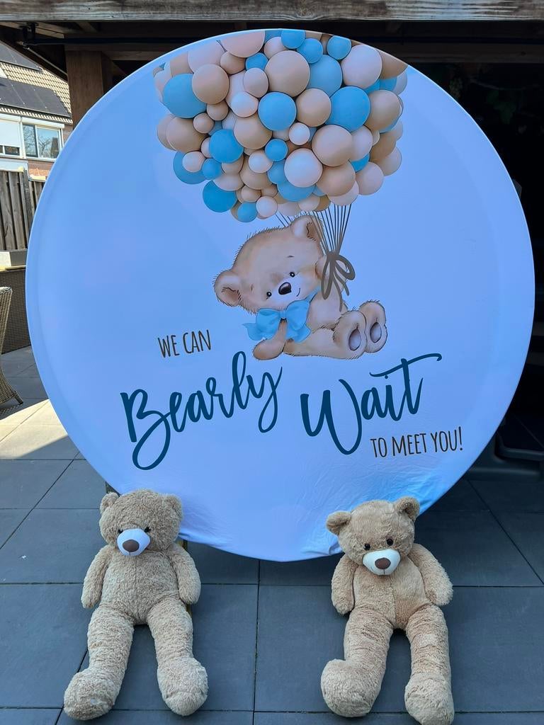 Baby shower Backdrop vanaf €35,- te huur, Ophalen of Verzenden, Nieuw, Geboorte of Huwelijk