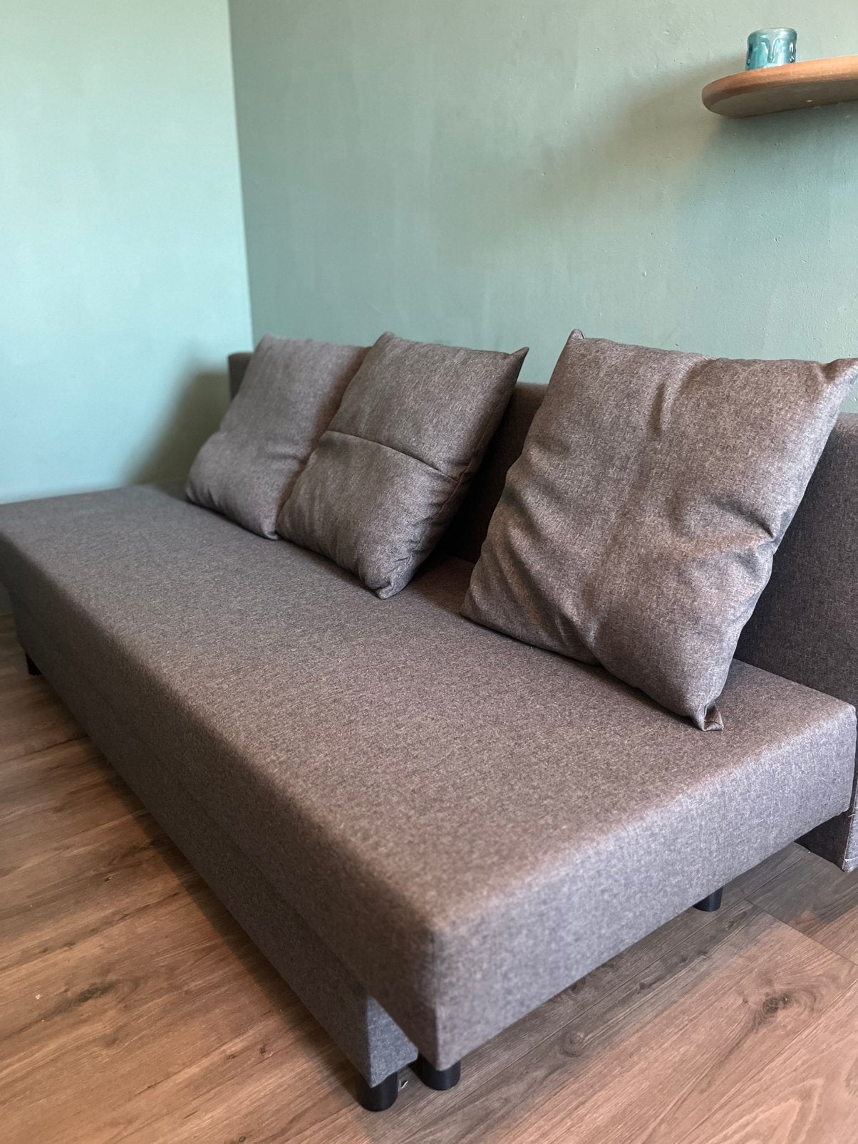 Slaapbank (Asarum IKEA), Huis en Inrichting, Slaapkamer | Slaapbanken, Ophalen, Tweepersoons, 190 cm of minder, Zo goed als nieuw