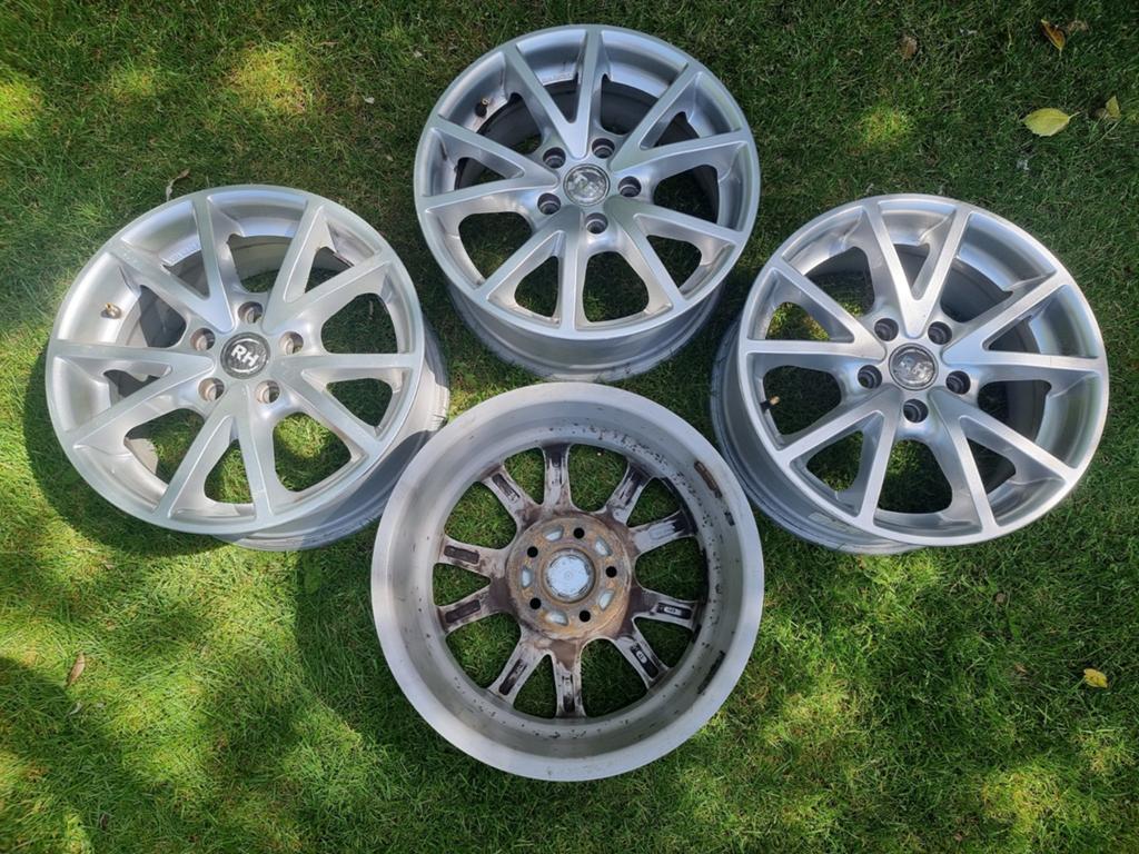 RH 16 inch velgen met ET45, 5 x 112G en ML 72,6, Ophalen, Gebruikt, Velg(en), 16 inch