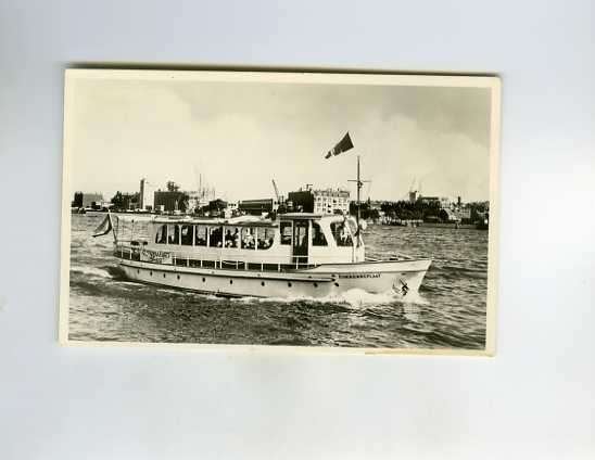 scheepvaart-foto/kaart-ROTTERDAM-spido-koninginneplaat, Ophalen of Verzenden, 1940 tot 1960, Gelderland