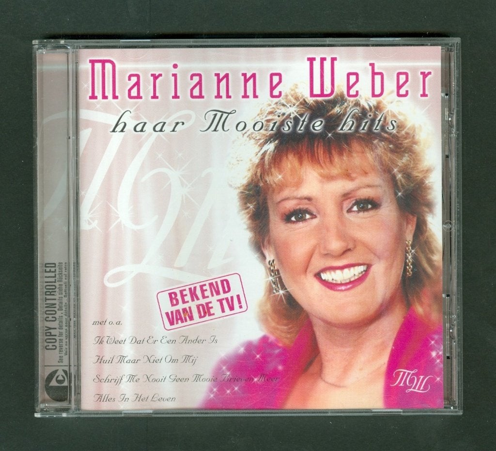 CD MARIANNE WEBER - Haar 15 mooiste hits - Corry Konings, Inclusief boekje, Ophalen of Verzenden, Zo goed als nieuw, Levenslied of Smartlap