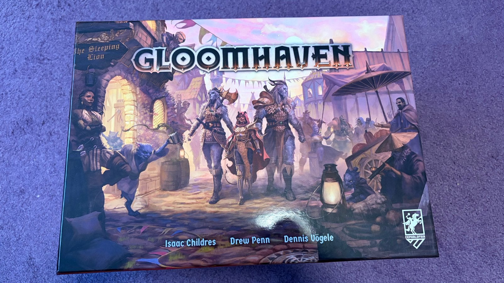 Gloomhaven 2nd Edition + complete insert en arcodion map, Hobby en Vrije tijd, Een of twee spelers, Ophalen of Verzenden, Zo goed als nieuw