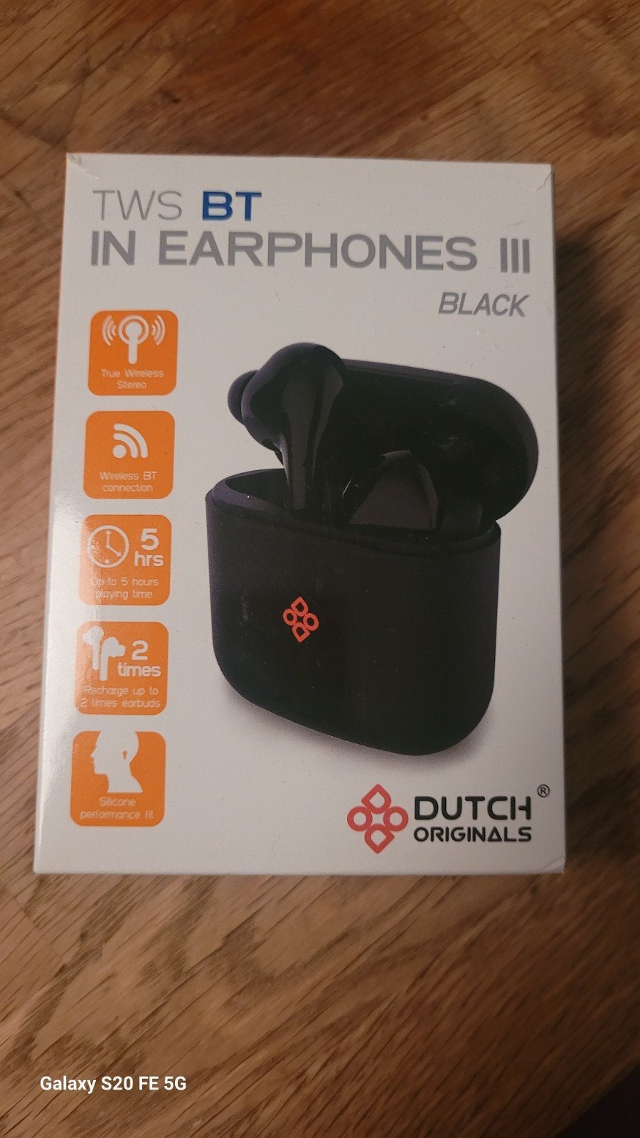 Dutch Originals TWS BT In-Ear Oordopjes Zwart, Overige merken, In-ear, Draadloos, Ophalen of Verzenden