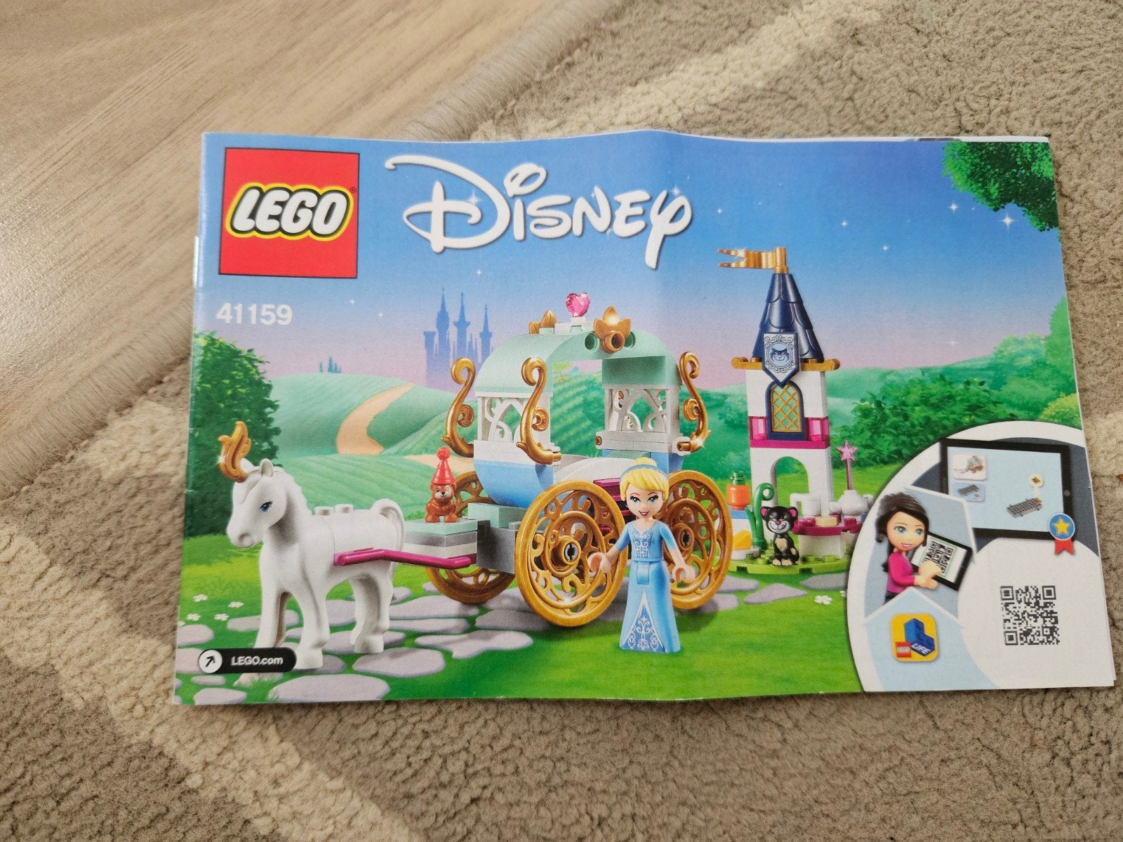 Lego Disney 41159 Assepoester met Koets - Compleet, Ophalen, Lego, Zo goed als nieuw, Complete set