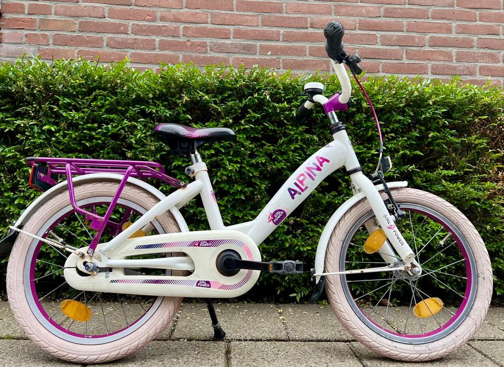 Nette / Alpina / 16 inch / incl Onderhoudsbeurt!, Terugtraprem, 16 tot 20 inch, Alpina, Ophalen of Verzenden