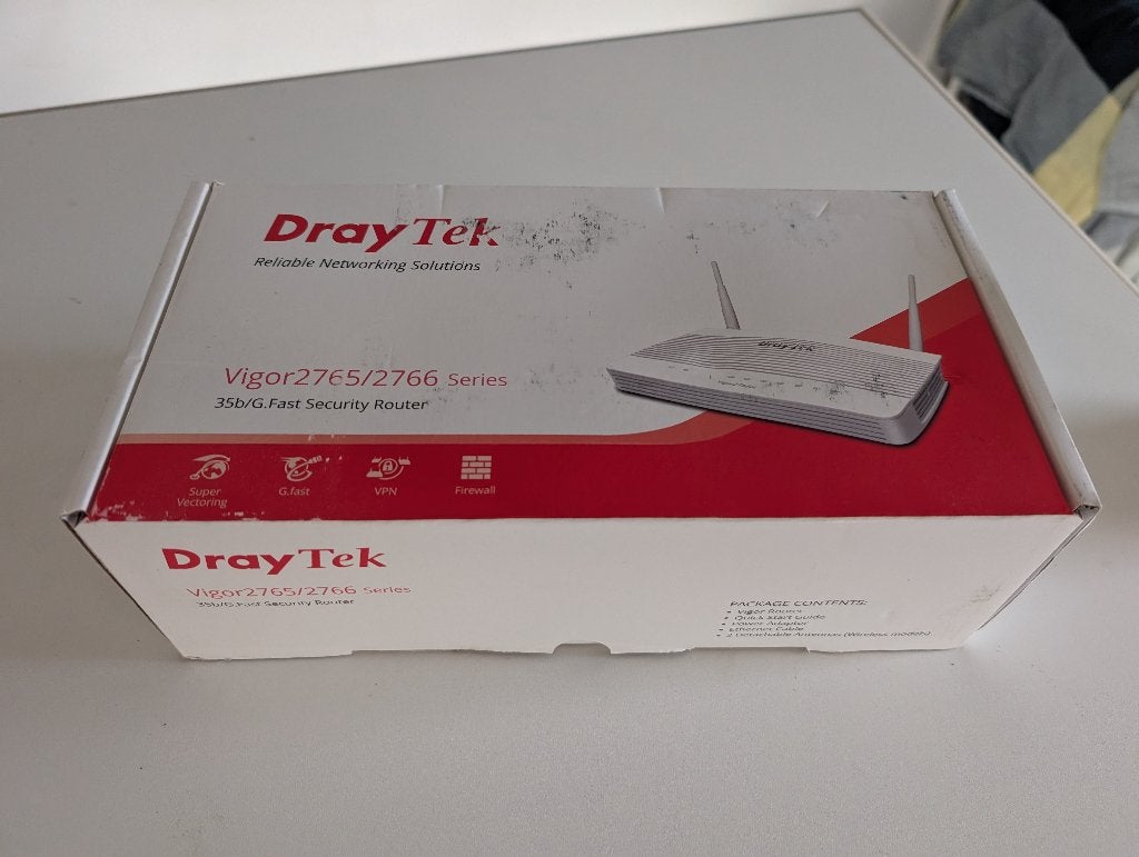 DrayTek Vigor2765 Gigabit WAN / xDSL Security Router, Ophalen of Verzenden, Nieuw, Router met modem, DrayTek Vigor