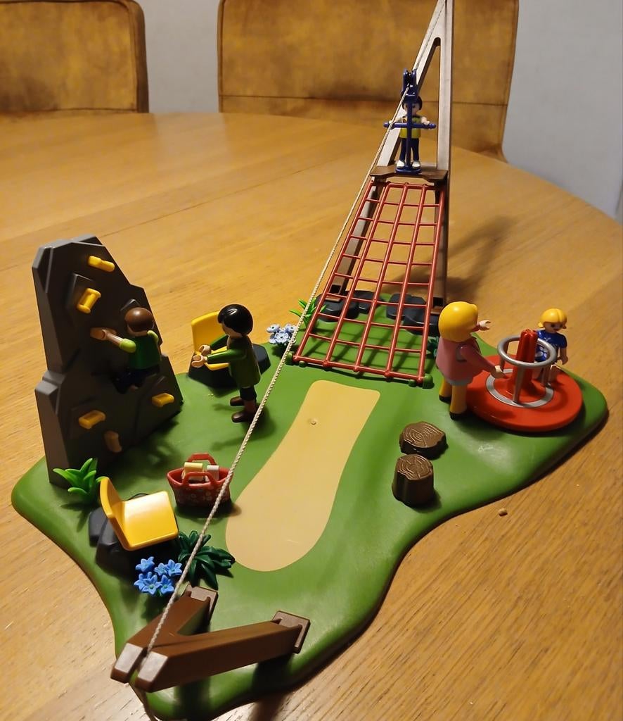 Playmobil 4015, Super Set, Recreatiepark met kabelbaan, Kinderen en Baby's, Speelgoed | Playmobil, Ophalen of Verzenden, Gebruikt