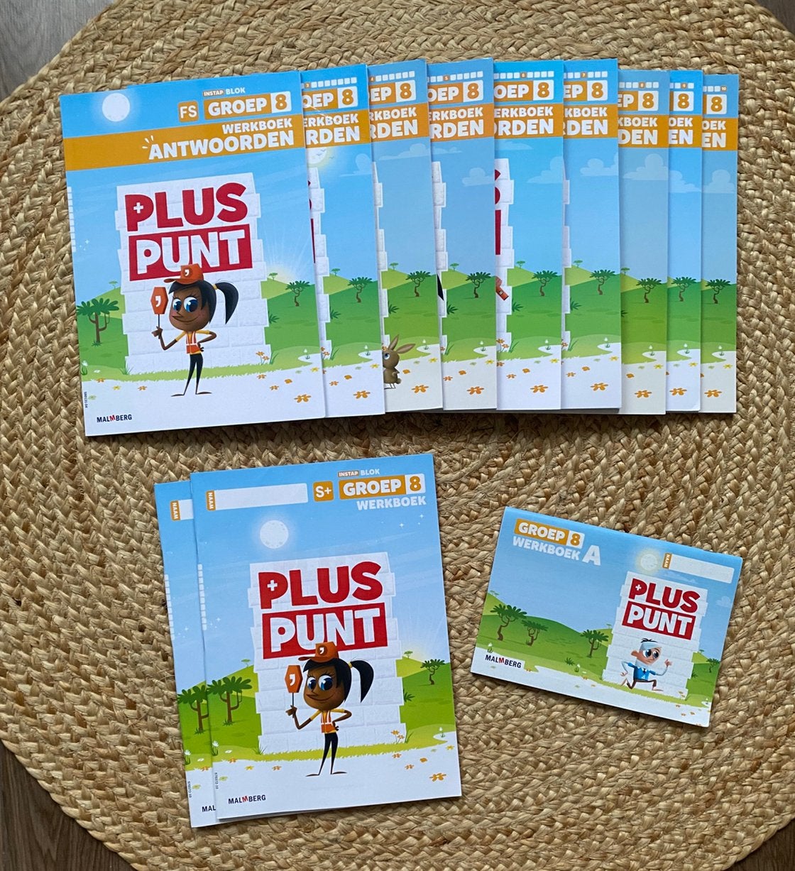 Pluspunt groep 8 (werkboeken en antwoordenboeken), Boeken, Ophalen of Verzenden, Nieuw, Overige niveaus, Nederlands