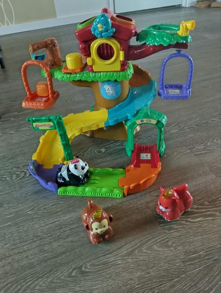 V-tech Toet Toet sets: o.a. Boomhut, Politiebureau, Hondenp, Ophalen, Gebruikt, 2 tot 4 jaar