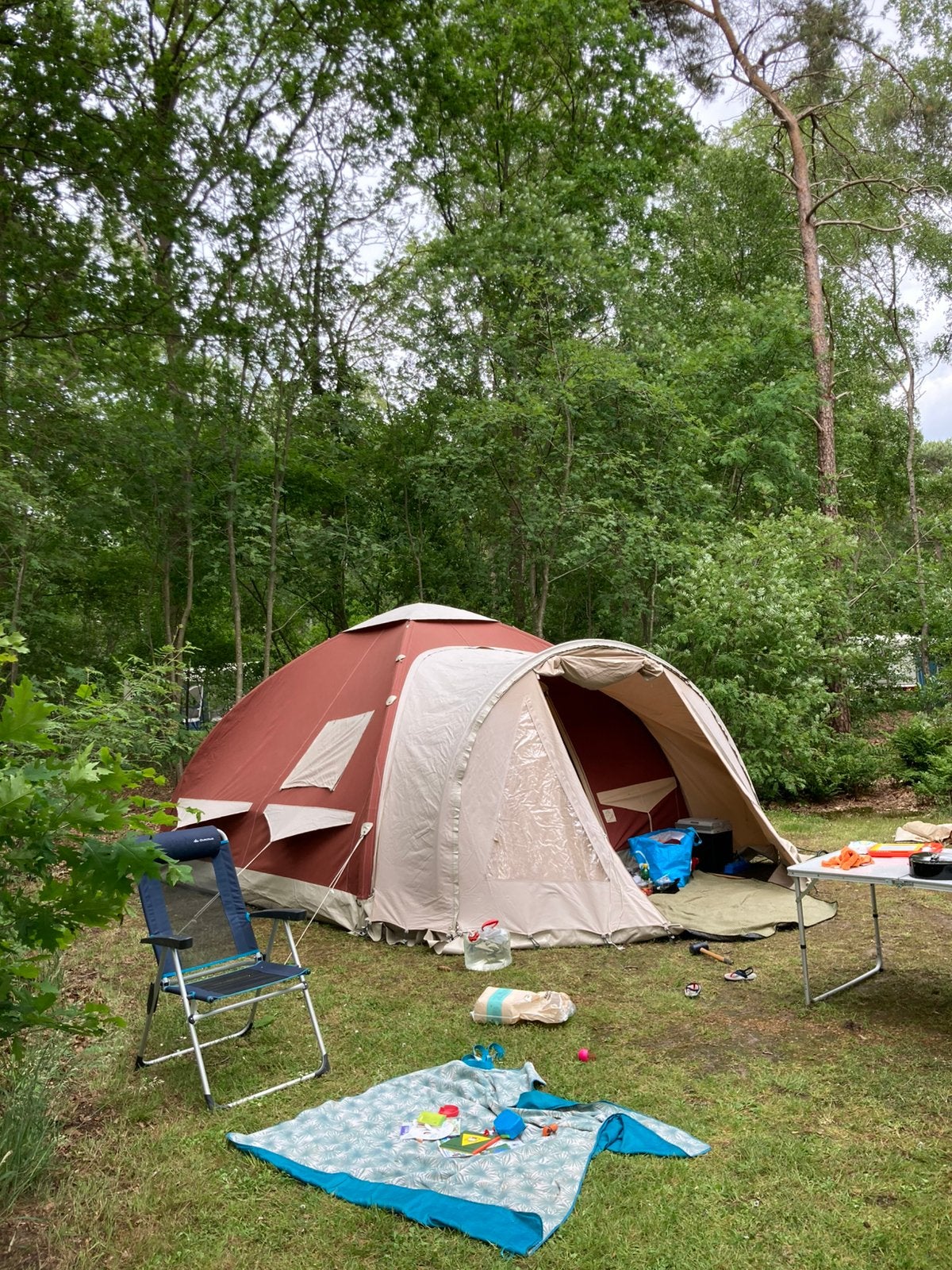 Karsten 350x350, Caravans en Kamperen, Tenten, Ophalen, Gebruikt