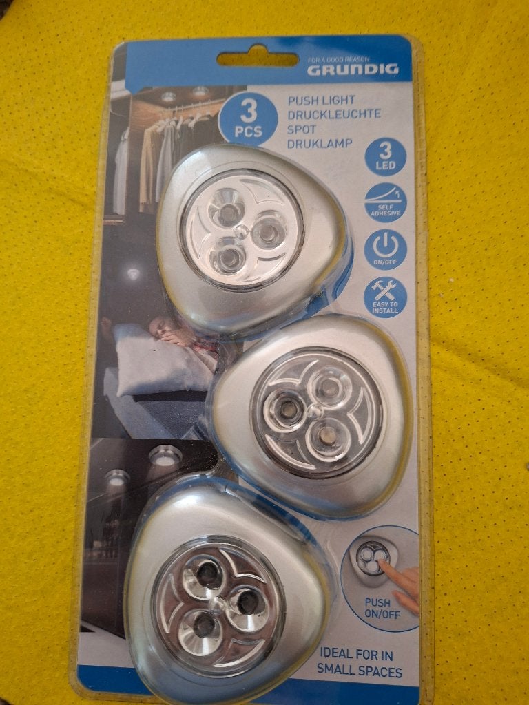 GRUNDIG drukledlampen, Kunststof, Nieuw, Ophalen of Verzenden, LED