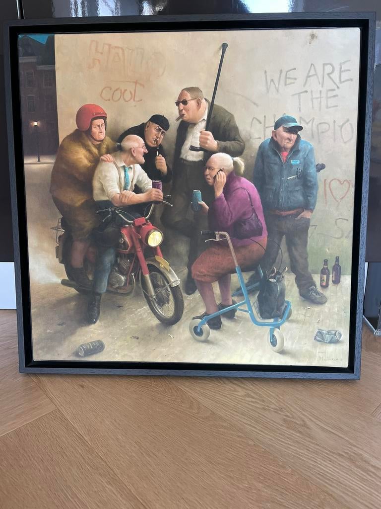 Marius van Dokkum origineel, Ophalen