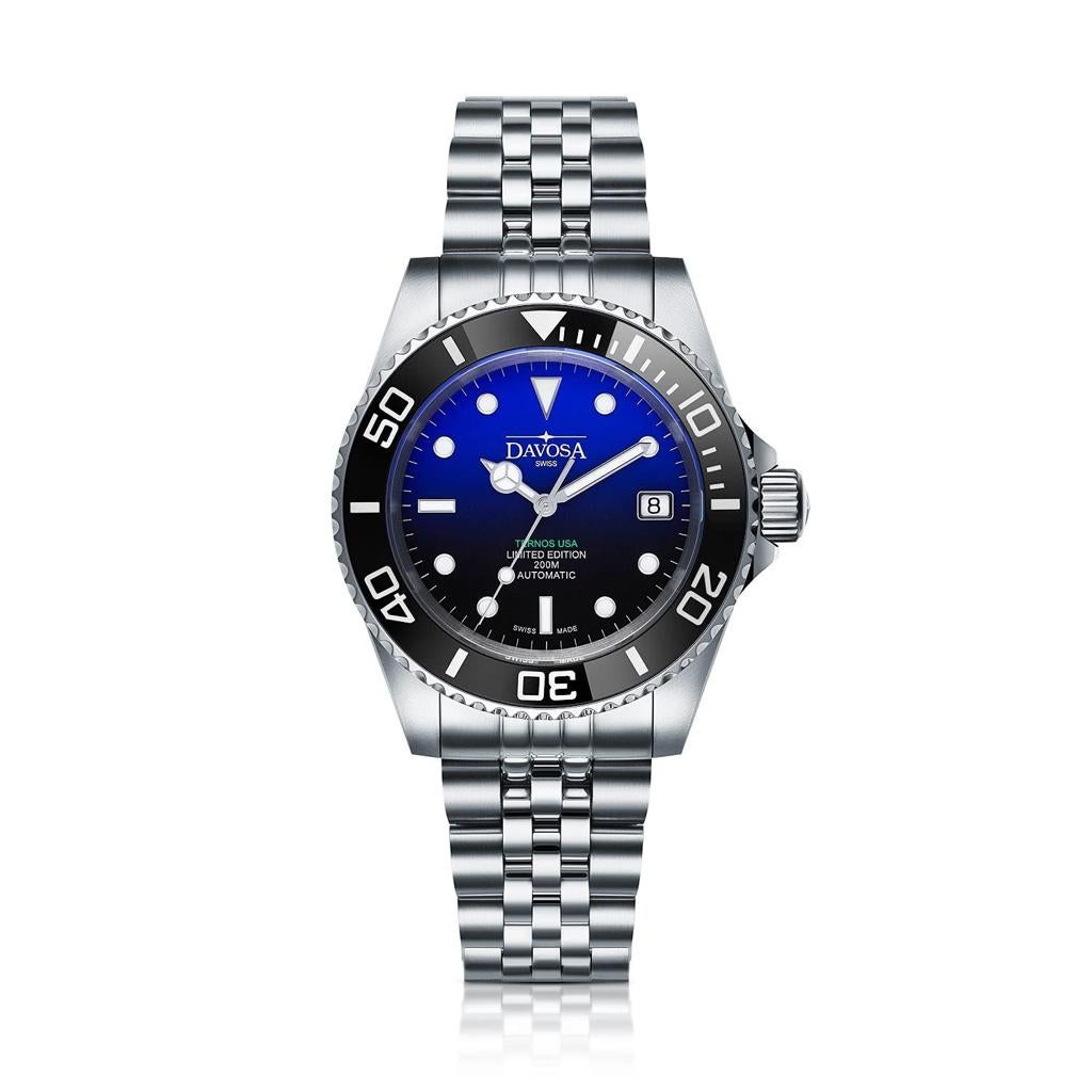 Davosa Ternos USA Limited Edition Swiss automatic, Overige merken, Staal, Staal, Polshorloge