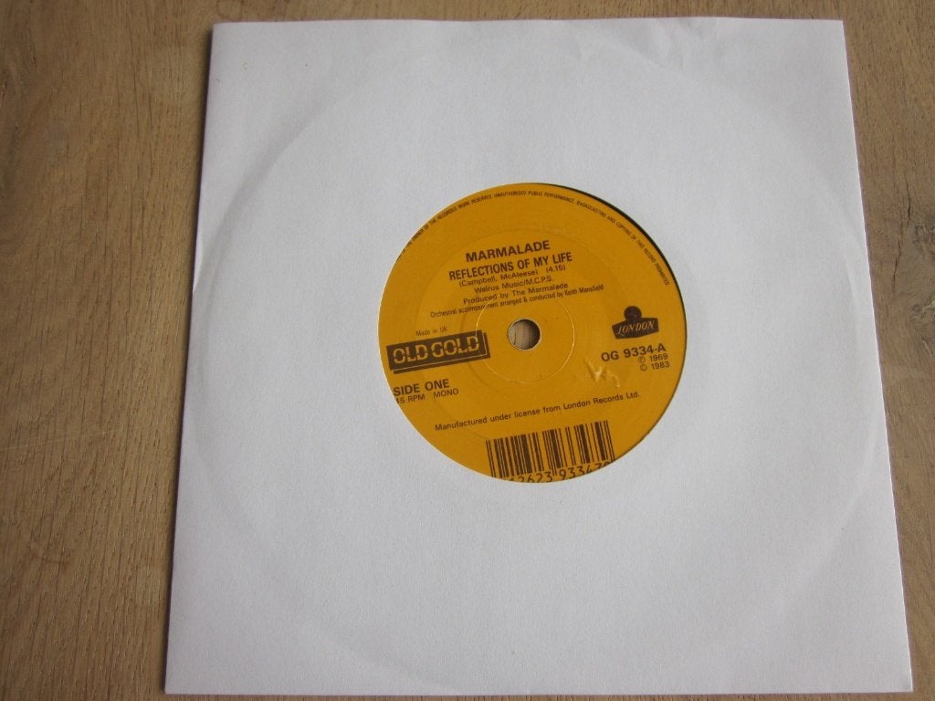 The Marmalade - Reflections of my life / Rainbow, Cd's en Dvd's, Verzenden, 7 inch, Zo goed als nieuw, Complilatie