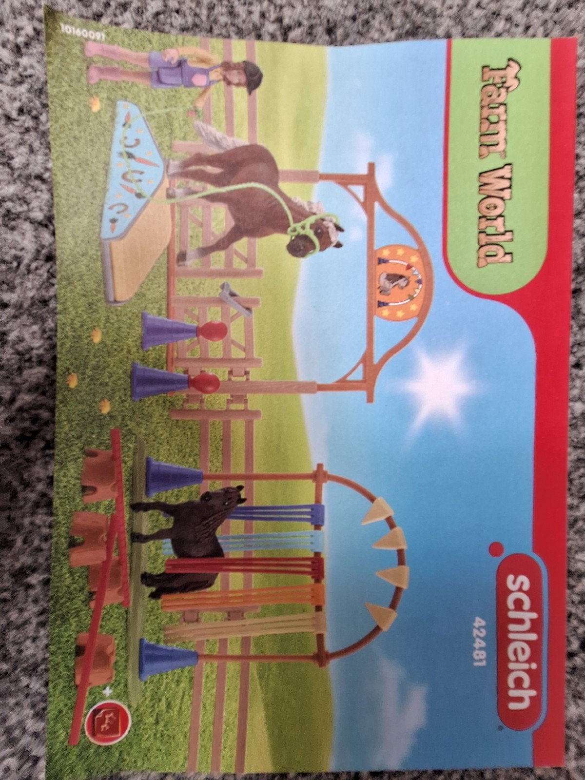 Schleich Farm World Paardenhindernisbaan 42481, Ophalen, Zo goed als nieuw, Jongen of Meisje