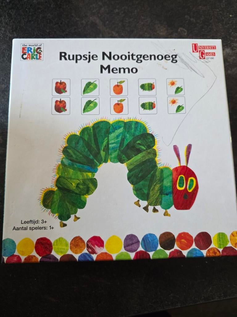 Rupsje Nooitgenoeg Memory - Geheugenspel voor Kinderen, Kinderen en Baby's, Speelgoed | Kinderpuzzels, Zo goed als nieuw, Ophalen of Verzenden