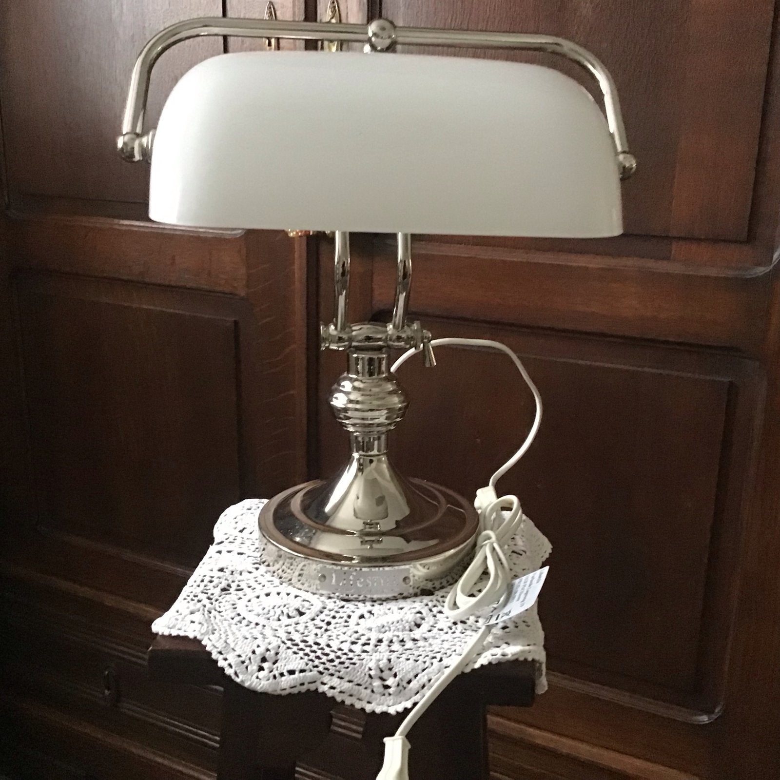 Twee Lifestyle Home Collection Bankierslampen/Bureaulampen, Ophalen, Overige merken, Nieuw, E27 (groot)