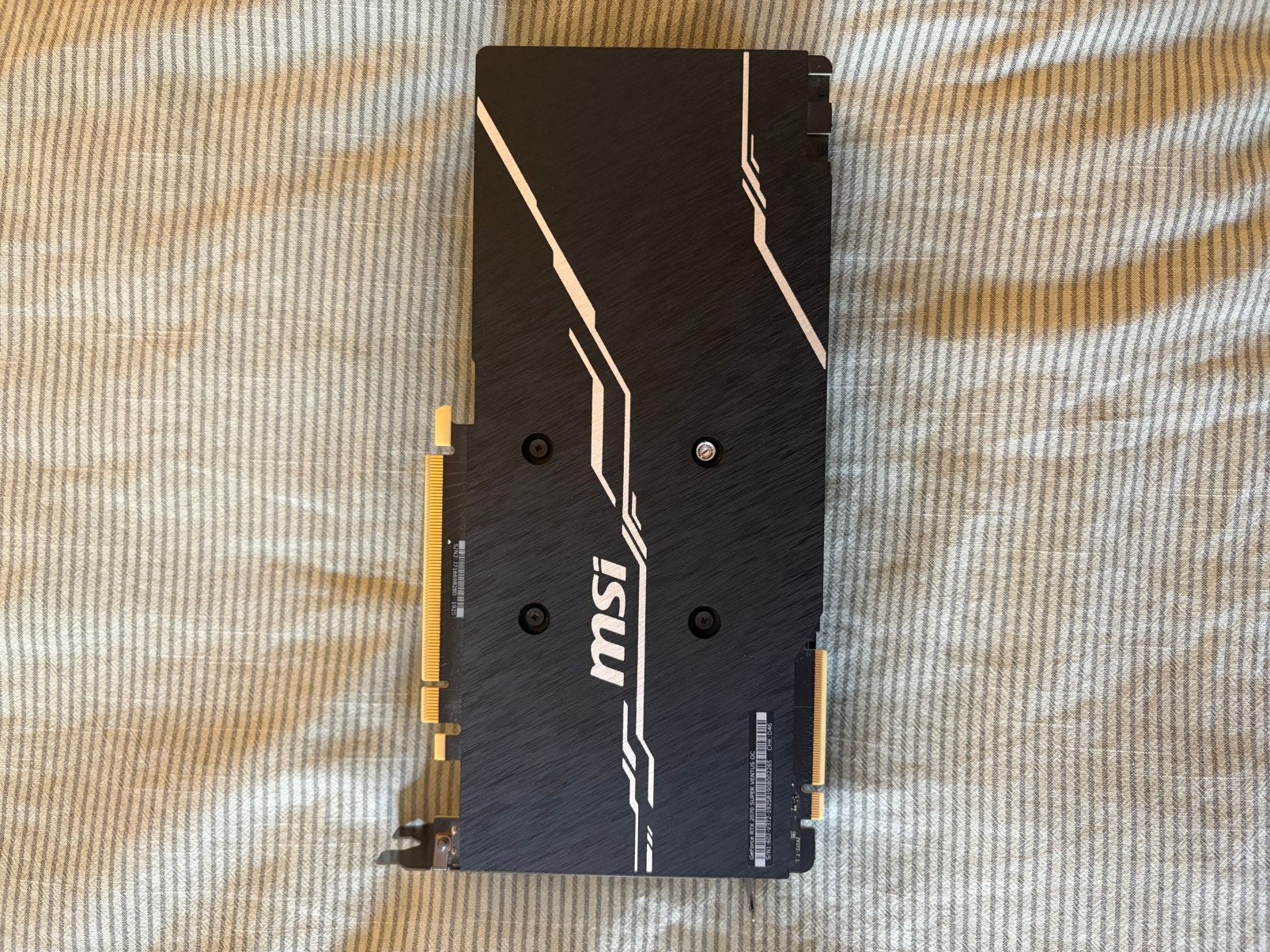 MSI rtx 2070 super, Computers en Software, Ophalen of Verzenden, Zo goed als nieuw, GDDR6, PCI-Express 3