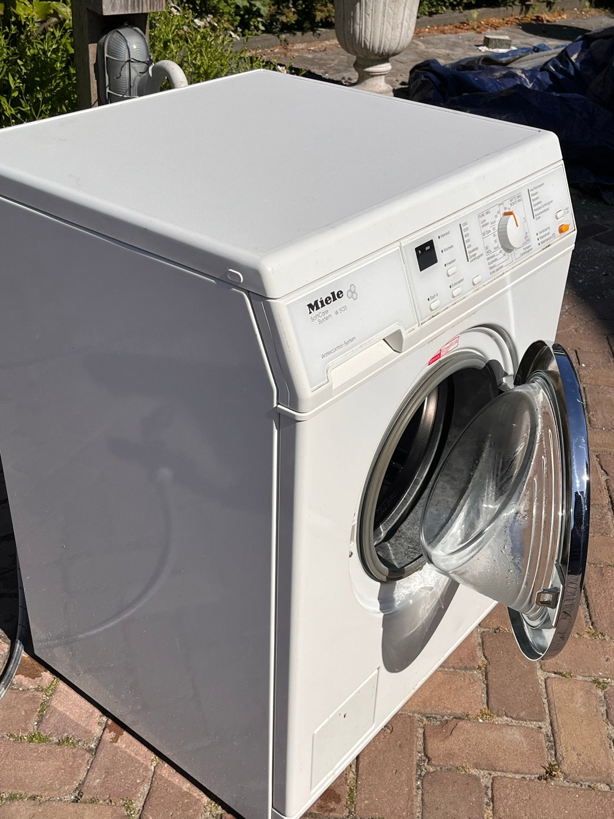 Miele Wasmachine (defect) - Voor onderdelen of reparatie, Ophalen, Gebruikt, Voorlader, 85 tot 90 cm
