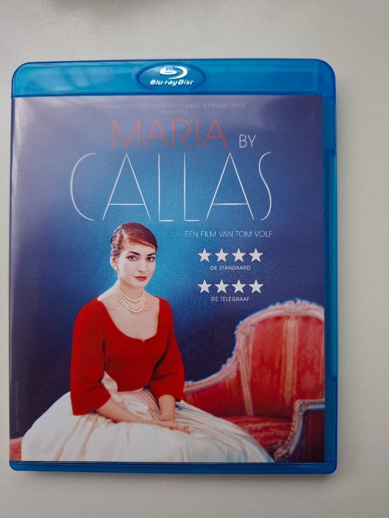 Maria Callas blue-ray disc aangeboden., Ophalen of Verzenden, Zo goed als nieuw, Documentaire